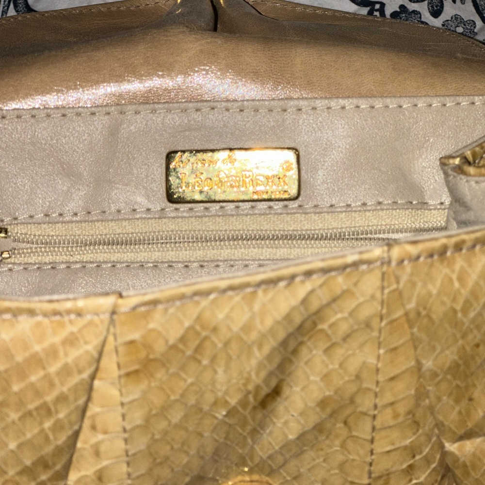 Vintage Python shoulder bag - image 5